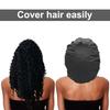 ELEBOX Large Shower Cap 3 Pack Oversized Shower Cap for Long Hair Waterproof Bath Cap Reusable Hair Caps for Women Hair Protection view 2