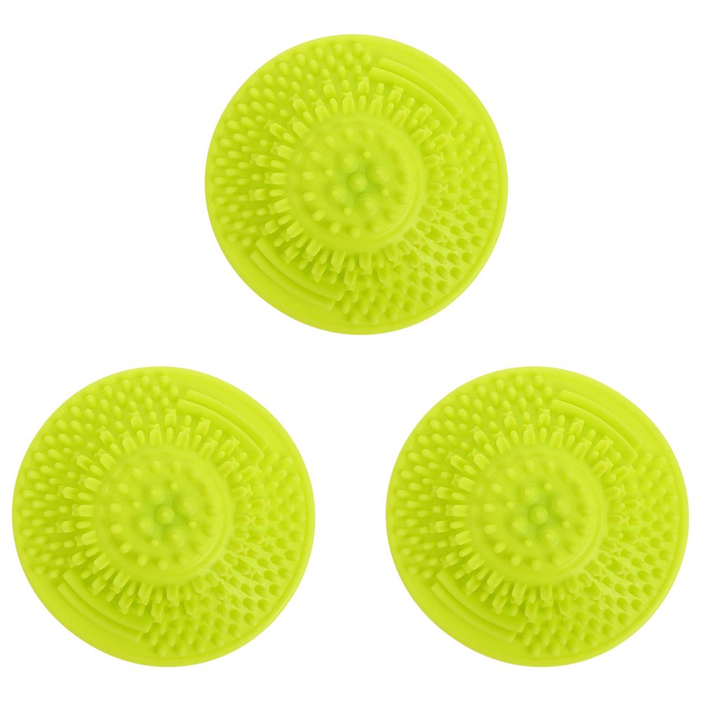 Beavorty 3pcs Silicone Makeup Brush Cleaning Pad Portable Brush Cleaning Tool for Travel Easy to Use for Home and Salon