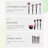Beavorty 3pcs Silicone Makeup Brush Cleaning Pad Portable Brush Cleaning Tool for Travel Easy to Use for Home and Salon view 2