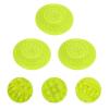 Beavorty 3pcs Silicone Makeup Brush Cleaning Pad Portable Brush Cleaning Tool for Travel Easy to Use for Home and Salon view 3