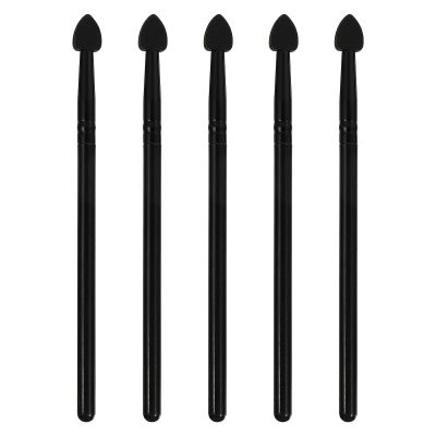 Beavorty 5pcs Reusable Silicone Eyeshadow Makeup Brushes Versatile Cosmetic Brushes for Precise Eye Application Easy to Clean Non-absorbent for Eyeshadow and Masks