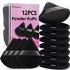 BEAKEY 12pcs Powder Puffs for Face Powder Triangle Powder Puff for Loose and Cosmetic Foundation, Makeup Puff for Contouring, Cloud Kiss Beauty Makeup Tools, Stocking Stuffers for Women view 1