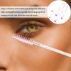 Beavorty 10pcs Colorful Rhinestone Eyelash Brush Tube Eyelash Applicators for Home Beauty Lightweight and Safe Decorative Design view 3