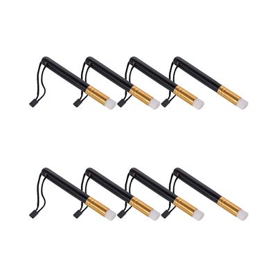 Beavorty 8pcs Grafting Eyelash Cleaning Brushes Makeup Face Cleaners Soft Bristles for for Salon Use and Home Black Handle