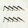 Beavorty 8pcs Grafting Eyelash Cleaning Brushes Makeup Face Cleaners Soft Bristles for for Salon Use and Home Black Handle view 4