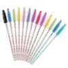 Beavorty 100pcs Disposable Eyelash Applicator Brushes Crystal Rod for Mascara Application and Eyelash Separation for Beauty Salons and Personal Use Rosy Color view 3