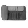 Beavorty Multi-functional Makeup Brush Organizer Folding Rolling Case for Travel Easy to Use Makeup Tool Storage Bag Compact and Practical Design for Enthusiasts Gray view 1