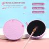 Beavorty 4pcs Lazy Makeup Brush Cleaning Sponge Eye Shadow Brush Cleaner Box Efficient Reusable Tool for Home Travel view 2