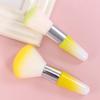 Beavorty 2pcs Nail Dust Brushes Multifunctional Makeup Brush Cleaner for Nails Green Yellow Colors for Manicure Easy to Carry Suitable for Professional Personal Use view 4