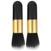Beavorty 2pcs Loose Powder Foundation Brush for Women Premium Synthetic Hair Blending Blush Brush for Natural Contouring and Highlighting Comfortable Makeup Tool for Smooth Skin Finish view 1