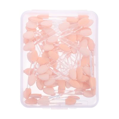 Beavorty 50pcs Dual-end Eyeshadow Soft Sponge Makeup Tools for Easy Application for Beginners and Professionals for Travel and Daily Use