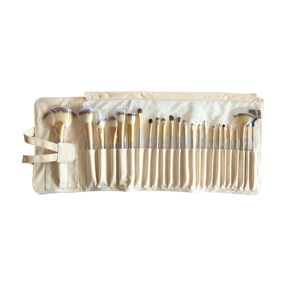 Beavorty 24pcs Makeup Brush for Versatile Cosmetic Brushes Beige for Makeup Application