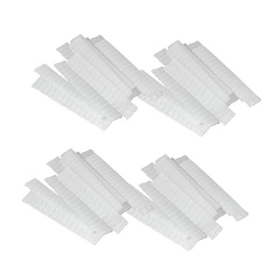 Beavorty 100pcs Pe Plastic Makeup Brushes Protective Sleeves Breathable Covers for Keeping Brushes Clean and Organized for Daily Use and Travel