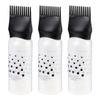 3pcs Root Comb Applicator Bottle Hair Oil Bottle with Comb Hairdressing Applicator Bottle with Scale Hair Dye Bottle Brush for Home Barber Shop view 1