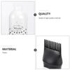 3pcs Root Comb Applicator Bottle Hair Oil Bottle with Comb Hairdressing Applicator Bottle with Scale Hair Dye Bottle Brush for Home Barber Shop view 2