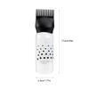 3pcs Root Comb Applicator Bottle Hair Oil Bottle with Comb Hairdressing Applicator Bottle with Scale Hair Dye Bottle Brush for Home Barber Shop view 3