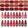 LSxia 18 Colors Capsule Pills Lipstick Mini Lip-Stick Set, Long Lasting Mini Matte Lipstick Lip Stain Lip Tint - Labiales Mate 24 Horas Originales, Cute Dark Red Matte Lipsticks Set for Women view 1