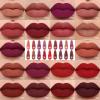 LSxia 18 Colors Capsule Pills Lipstick Mini Lip-Stick Set, Long Lasting Mini Matte Lipstick Lip Stain Lip Tint - Labiales Mate 24 Horas Originales, Cute Dark Red Matte Lipsticks Set for Women view 3