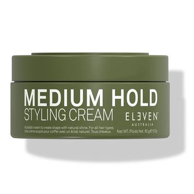 ELEVEN AUSTRALIA Medium Hold Hair Styling Cream for Men & Women - Slick Hold Pomade Product with Carnauba Wax, Shaping for Short, Medium, or Long Hair, Matte Texture Paste, Adds Natural Shine - 3 oz