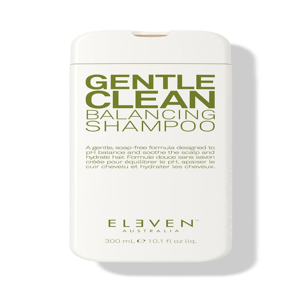 ELEVEN AUSTRALIA Gentle Clean Balancing Shampoo - Mild Daily Sulfate Free Shampoo for All Hair Types, Removes Buildup, Lightweight & Moisturizing, Hydrating Formula for Men & Women - 10.1 fl oz