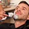 Wismee Men's Shaving Brush Set Boar Bristle Hair Shaving Brush, Stainless Steel Shaving Bowl & Stand, 3.5Oz Shaving Soap Wet Shaving Cleaning Tool Birthday Father Day Gifts for Him Men view 4