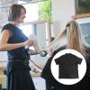 Lurrose Hair Dye Clothes Hair Treatment Short Sleeve Work T Shirts Clothes Simple Hair Treatment Shirts for Barber Shop Man Woman Use Black XL view 4