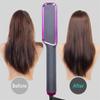 ZLDGYG Hair Straightener Brush Hair Straightener Comb Anti-Scald Hair Straightening Brush Fast Heating Ceramic (Color : Gray, Size : One Size) view 3