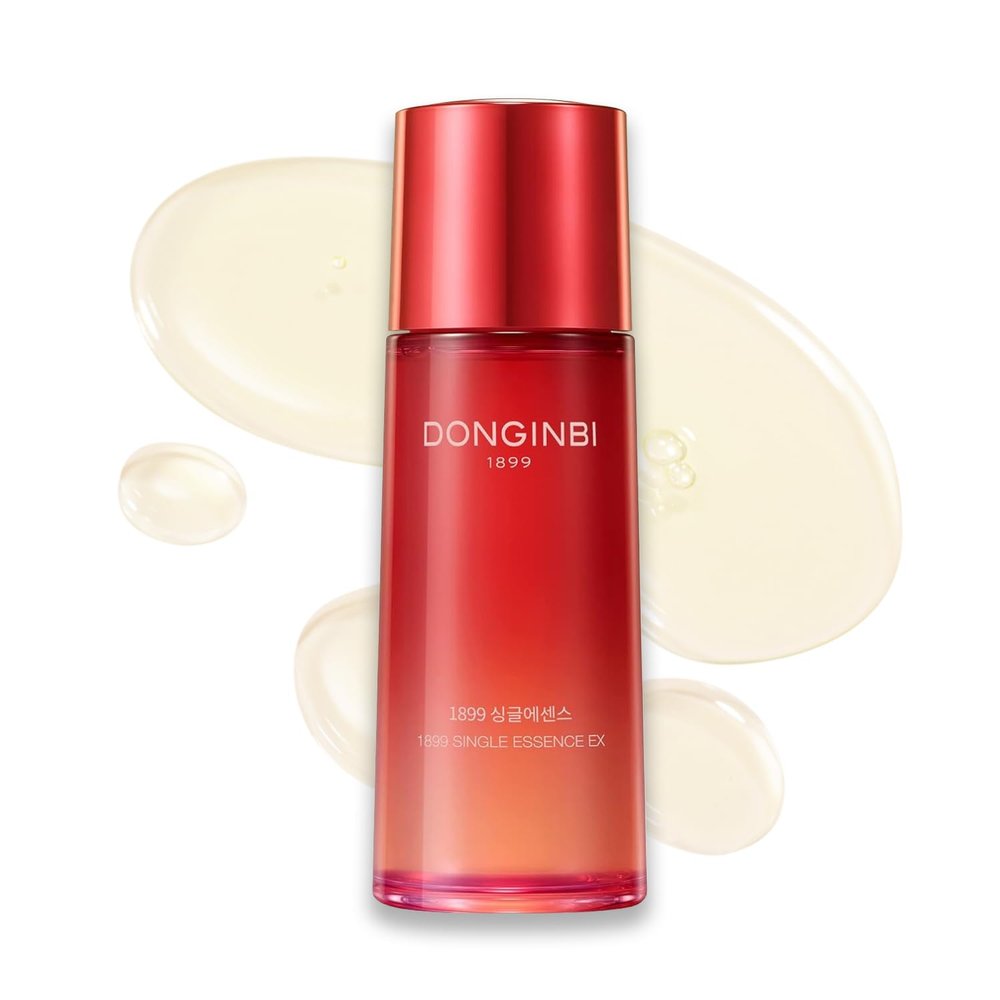 Donginbi Red Ginseng 1899 Single Essence - Firming & Hydrating Serum with Hyaluronic Acid, Korean Red Ginseng Essence, Korean Skin Care Gifts for Women, 2.36 floz / 70ml