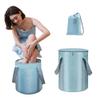 Vitaciti Portable Thermal Insulation Multifunctional Foldable Feet Soaking Bath Bucket with Lid Home Travel Outdoor Camping Foot Soaking Spa Bucket, 7.4 US GAL,Blue, Birthday Gift view 1