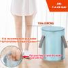 Vitaciti Portable Thermal Insulation Multifunctional Foldable Feet Soaking Bath Bucket with Lid Home Travel Outdoor Camping Foot Soaking Spa Bucket, 7.4 US GAL,Blue, Birthday Gift view 3