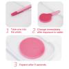 120 Pcs Facial Sponge Compressed,Face Cleansing Sponge Makeup Removal Sponge Pad,Exfoliating Wash Round Sponge for Women,Girls(Pink,Yellow) view 4