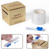 XIAOYU 200 Meters Disposable Eyebrow Tattoo Plastic Wrap Preservative Film, Make Up Transparent Plastic Roller for Lip Blush, Eyebrow Lamination & Lash Lift, Pack of 3 view 4