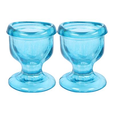Glass Eye Wash Cup with Engineering Design to Fit Eyes for Effective Cleansing Superior, Smooth Edge,Snug Fit- with Storage Container Soothing Relief from Allergens, Irritants, Makeup, Dust, Dry Eyes