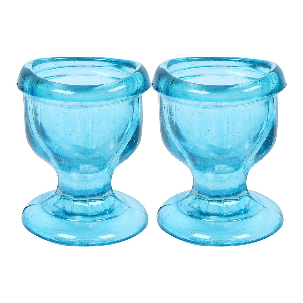 Glass Eye Wash Cup with Engineering Design to Fit Eyes for Effective Cleansing Superior, Smooth Edge,Snug Fit- with Storage Container Soothing Relief from Allergens, Irritants, Makeup, Dust, Dry Eyes