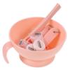 1 Set Facial Masks Mixing Bowl Set DIY Silicone Facial Masks Mixing Tool Kits with Facial Masks Bowl Spatula Spoon for Skincare Products Random Color view 1