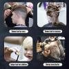 Barber Brush Neck Duster, Hair Shaving Brush Soft Nylon Broken Hair Shave Brush with Wooden Handle for Men view 2