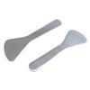 2Pcs Stainless Steel Cosmetic Spoon Spatulas Makeup Spatula Eye Cream Spoon Beauty Scoop Mini Spoon Makeup Beauty Spoons Mini Cosmetic Skincare Spatula for Home Salon, Silver view 1