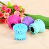 Face Cleansing Brush, Silicone Handheld Scrubber Exfoliating Grease Removal Massage Jellyfish Octopus Shaped Face Wash Brush for Women Deep Pore Cleansing(Blue) view 4