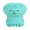 Face Cleansing Brush, Silicone Handheld Scrubber Exfoliating Grease Removal Massage Jellyfish Octopus Shaped Face Wash Brush for Women Deep Pore Cleansing(Green) view 2