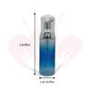 (10 Pieces) 60ml Foaming Pump Bottles Plastic Dispenser | Lash Shampoo, Soap (Ombre Blue) view 2