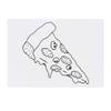 Azeeda 'Pizza Slice' Temporary Tattoo - Water Resistant, Skin-Safe, Non-Toxic Transfer (TO00032095) view 1