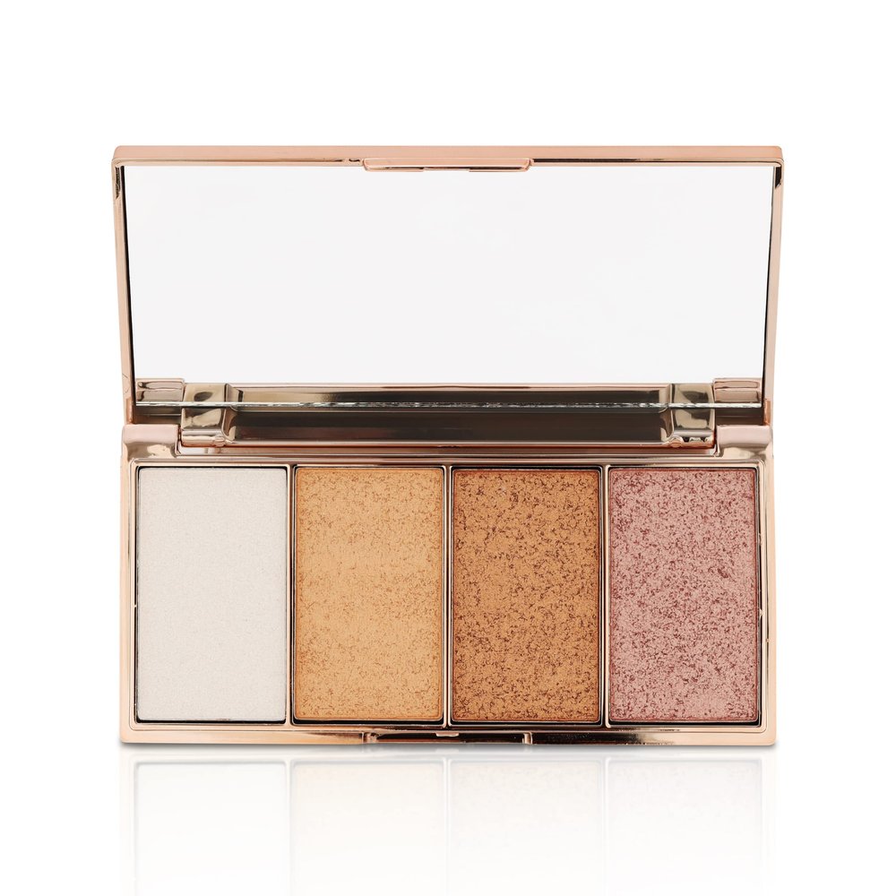 Beau Babe Beauty Starlight Highlight Palette High Pigment Highlight Palette for Body and Face