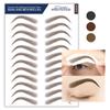 Bliss and Beyond USA | Microblading & Shading Tattoo | A combination of hair stoke and powdered brows | Non-toxic | Vegan friendly (Dramatic Hollywood, Brown) view 1
