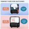 Elviros Toiletry Bag for Mens PU Leather Travel Organizer Kit with Hanging hook, Large Water-resistant Toiletries Bathroom Shaving Bags(Extra Large, Black) view 4