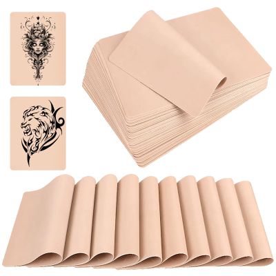 Tattoo Practice Skins - TONBAO Fake Tattoo Skin 20 Pcs 76in Double Sides Blank Soft Silicone Tattoo Practice Skins for Tattoo Beginner and Experienced Artist