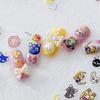 New Cartoon Anime Princess Moon Hare Nail Sticker Decals 5D Embossed(2 Sheets) + 3D Diamond Nail Art Accessories(4 Pcs) view 2