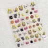 New Cartoon Anime Princess Moon Hare Nail Sticker Decals 5D Embossed(2 Sheets) + 3D Diamond Nail Art Accessories(4 Pcs) view 4