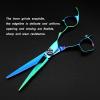 Professional Hair Cutting Shears, 6 Inch Japan Stainless Steel Professional Dresser Scissor Barber Scissors Hair Cutting (Color : Set) view 3