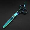 Professional Hair Cutting Shears, 6 Inch Japan Stainless Steel Professional Dresser Scissor Barber Scissors Hair Cutting (Color : Set) view 4
