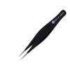 Abdul of Sialkot Pointed Tweezers,Needle Nose Tip, Sharp Precision Ingrown Hair, Surgical Pointed for Blackheads & Splinters/Best Tweezers for Eyebrows (Black) view 1